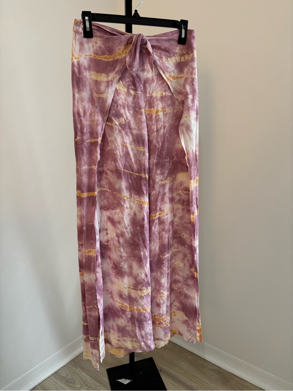 Young Fabulous and Broke lavender Tie-Dye Wide Leg Lounge Pants